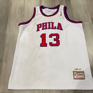 Wilt Chamberlain Philadelphia 76ers Jersey